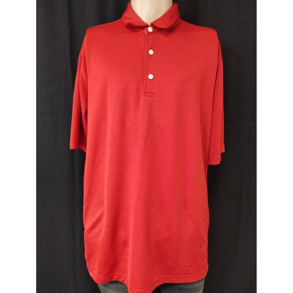 Walter Hagen Men's Red Golf Shirt/Polo Size L SKU 3986